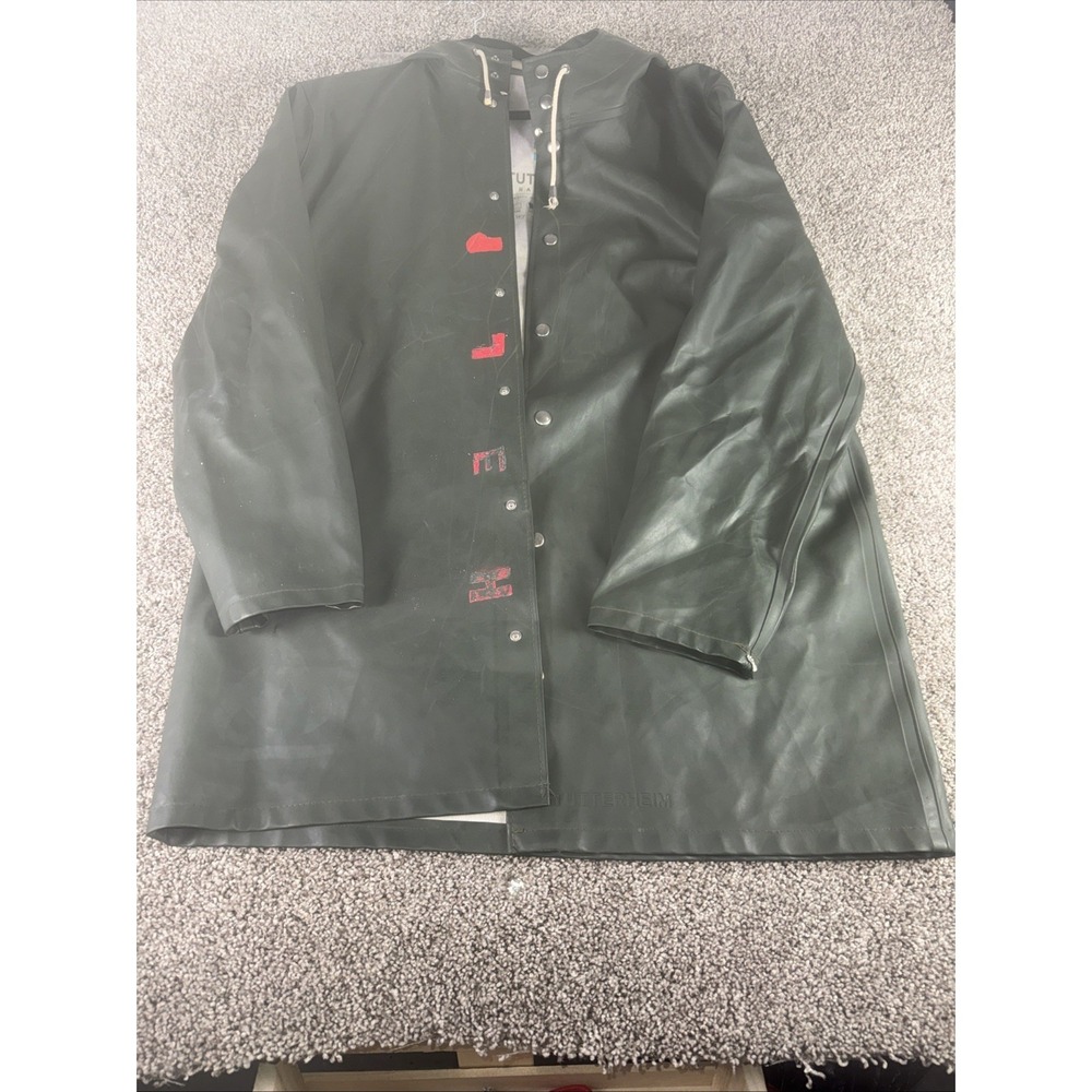 stutterheim raincoat Size XS GREEN See Description‎